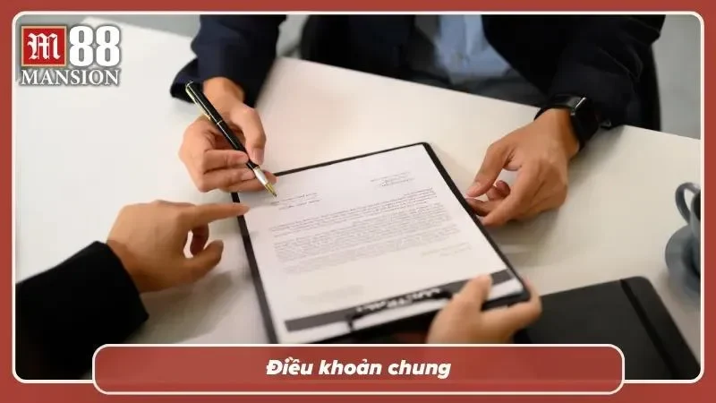 Văn bản pháp lý hiển thị các quy định chung và phạm vi áp dụng