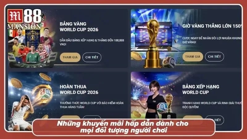 Những sự kiện khuyến mãi cho mọi đối tượng người chơi